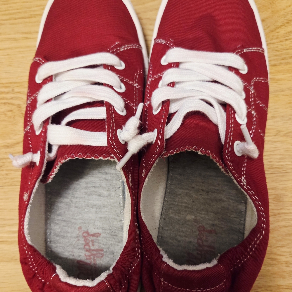 Women's Jellypop "Dallas " Sneakers Red Size 9.5M - Picture 4 of 5